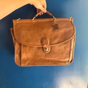 Classic Brown Leather Bag